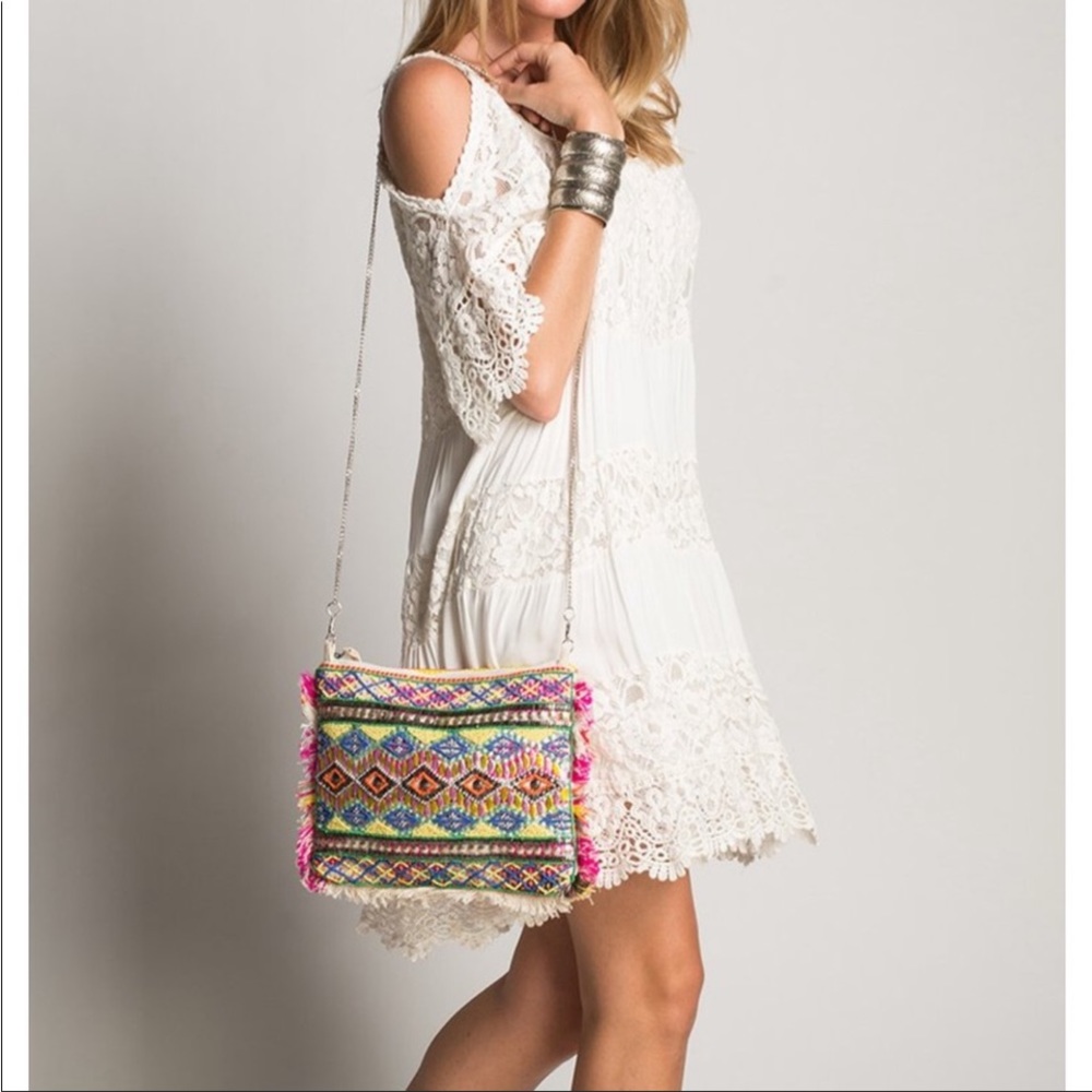 Muche et Muchette Boho Short Lace Dress